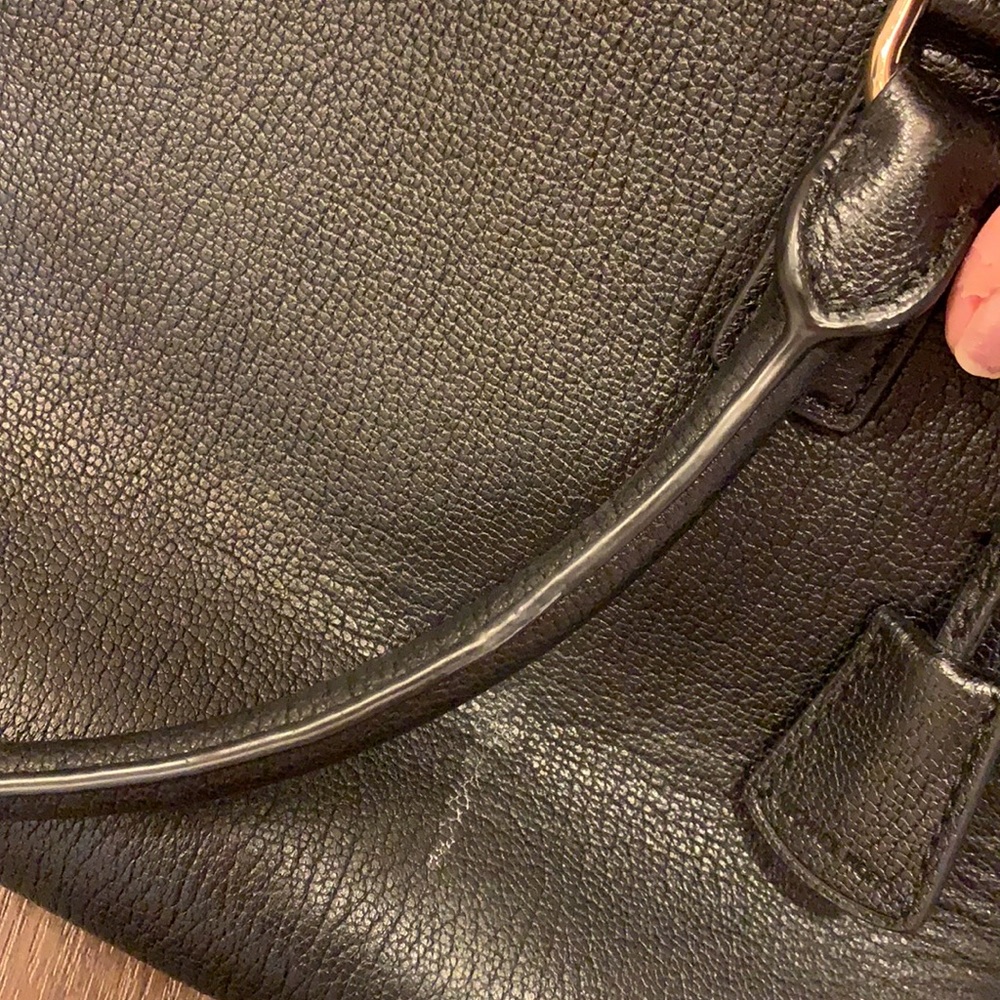 MICHAEL KORS HAMILTON SATCHEL JET SET SAFIANO LEATHER HANDBAG PURSE 16” X 13” - Picture 16 of 16